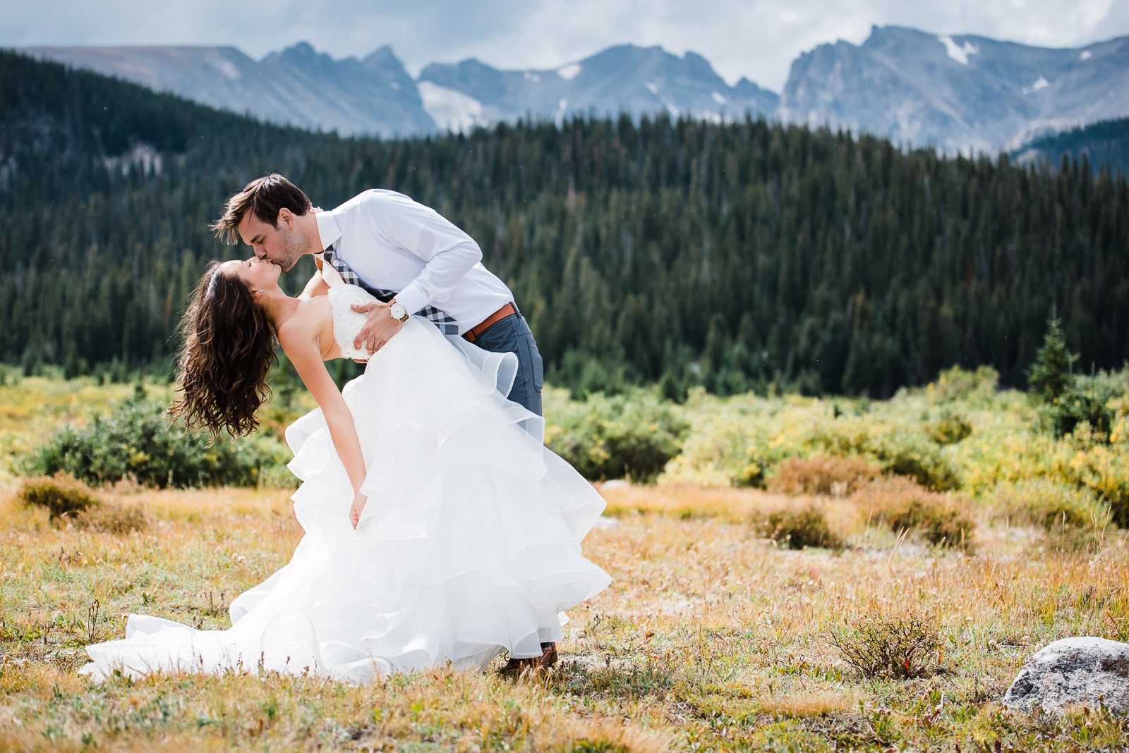 DIY Autumn Colorado Wedding | Brainard Lake Wedding | Josie V Photography