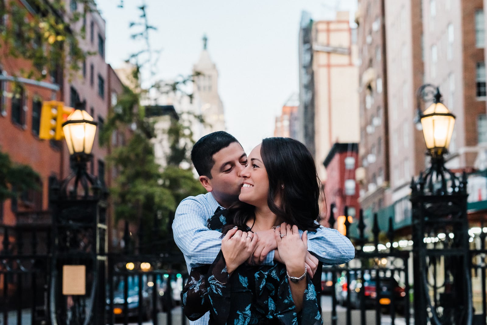 Gramercy Park Engagement Photos | NYC Engagement | Josie V Photography