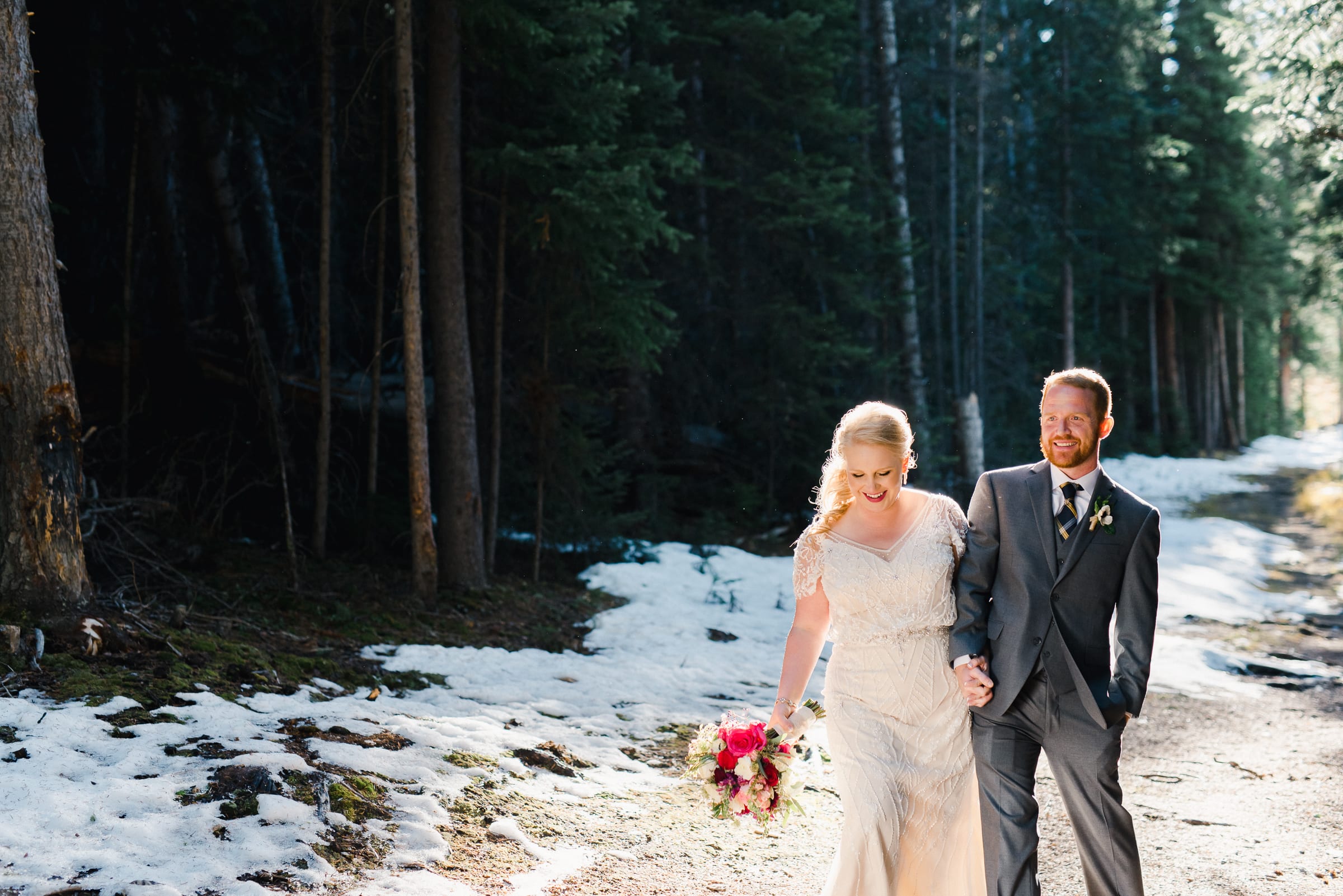 Mountain Wedding Couple Photos | Josie V Photography